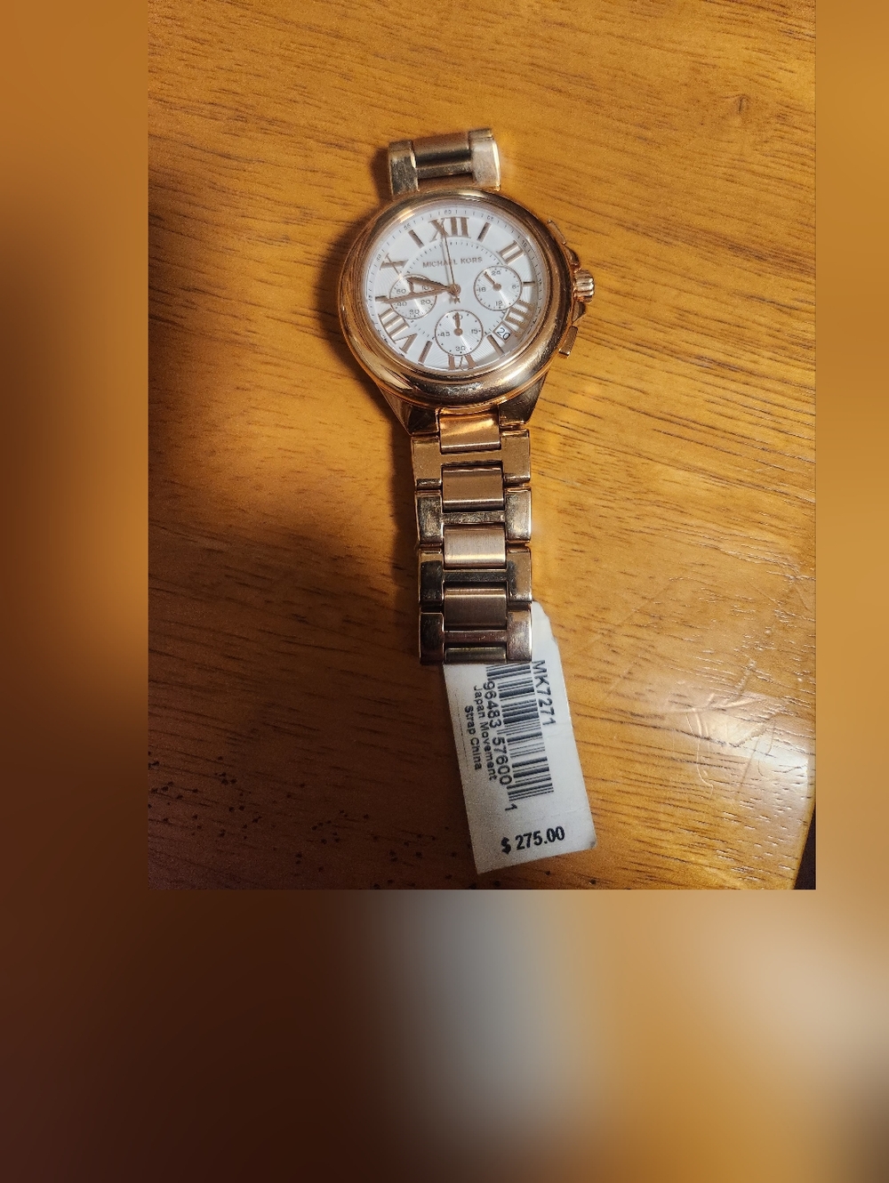 Michael Kors Gold-Tone Chronograph Watch - Picture 2 of 4